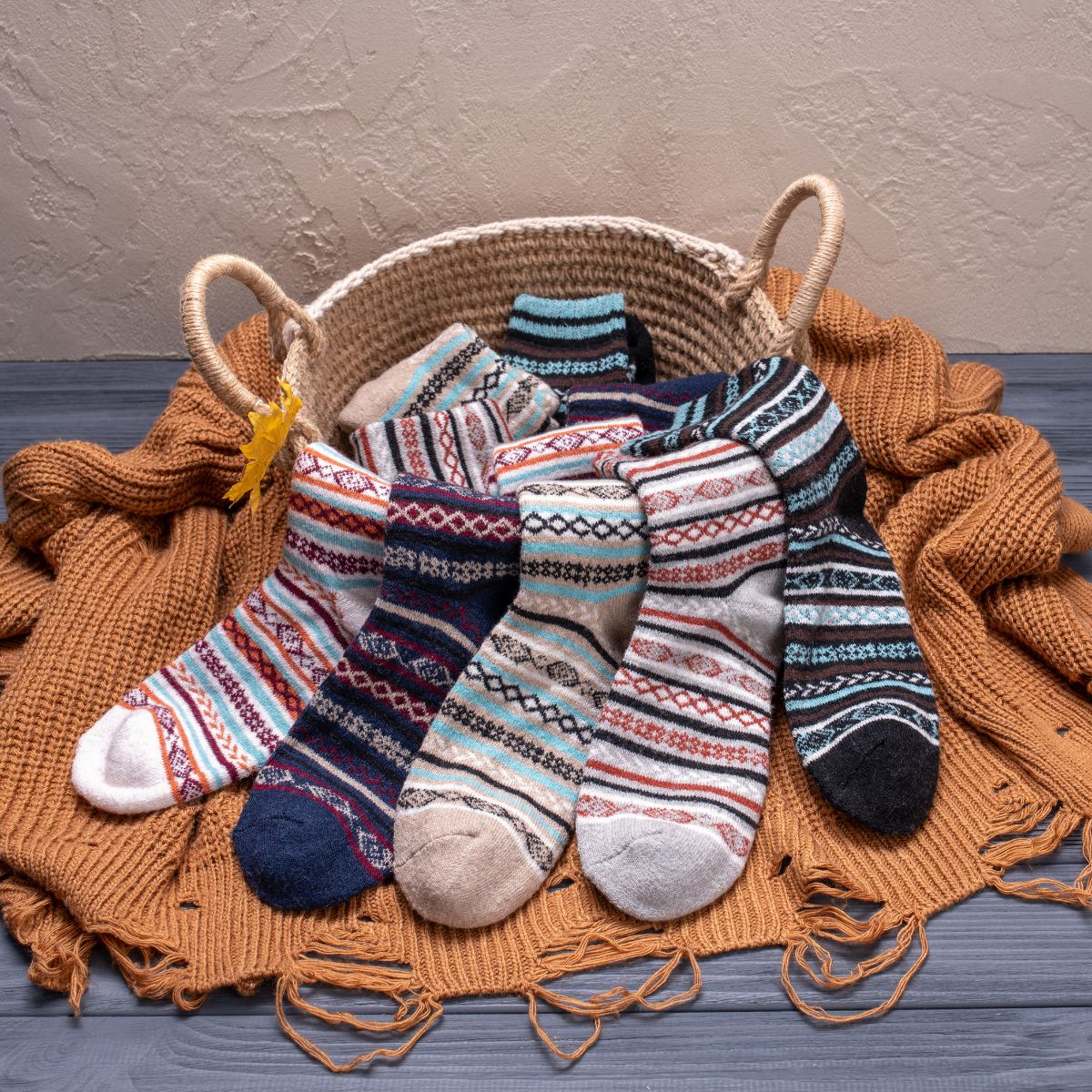 Liv - Wool Sock Set (5 Pairs)