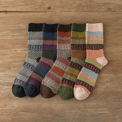 Leif - Unisex Wollsocken-Set (5 Paar)