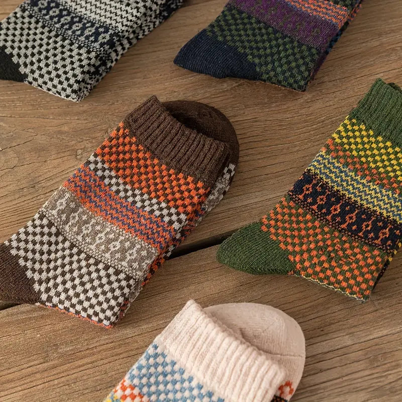 Leif - Unisex Wollsocken-Set (5 Paar)