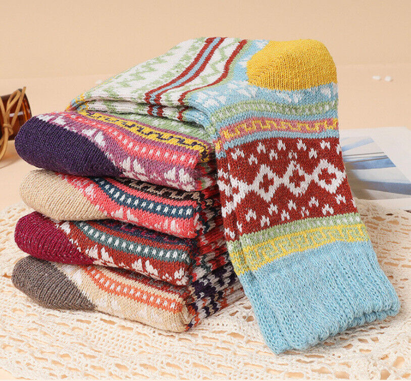 Freya - Wool Sock Set (5 Pairs)