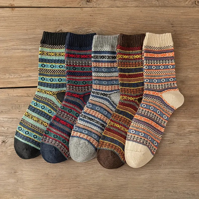 Stellan - Wool Sock Set (5 Pairs)